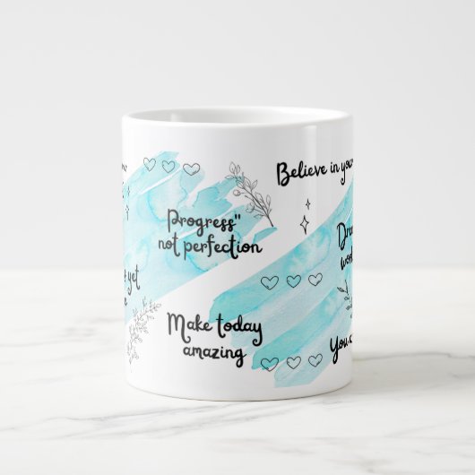 Positivität Boost Blue Specialty Tasse (Vorderseite)