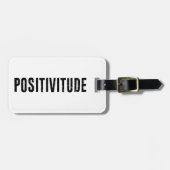 Positivität Gepäckanhänger (Vorderseite horizontal)