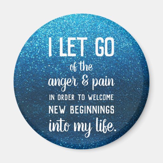 Positivität Inspiration Anger Management Wellness Magnet (Vorne)