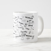 Positivität Jumbo-Tasse (Vorderseite Rechts)