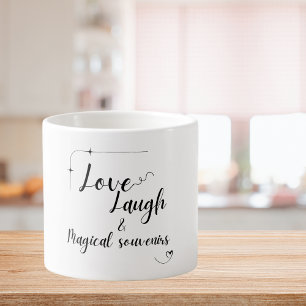 Positivität Liebe Weiße Spezialität Tasse
