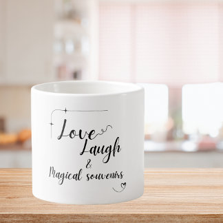 Positivität Liebe Weiße Spezialität Tasse