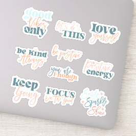 Positivität Selbstständige Liebe 10pc Wasserdichte Aufkleber