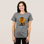 Positivität Tri-Blend Shirt (Vorderseite voll)