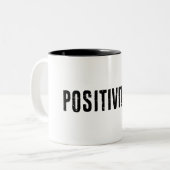 Positivität Zweifarbige Tasse (Vorderseite Links)