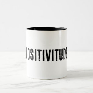 Positivität Zweifarbige Tasse