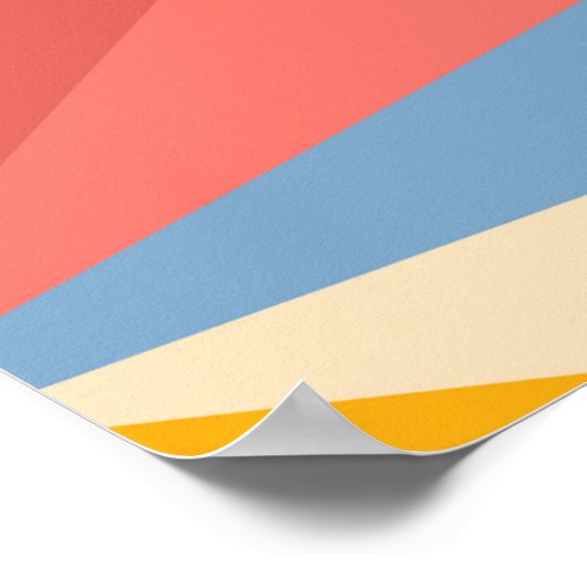 Positivitätsklassen: Ein freudiges Mindset umsetze Poster (Ecke)