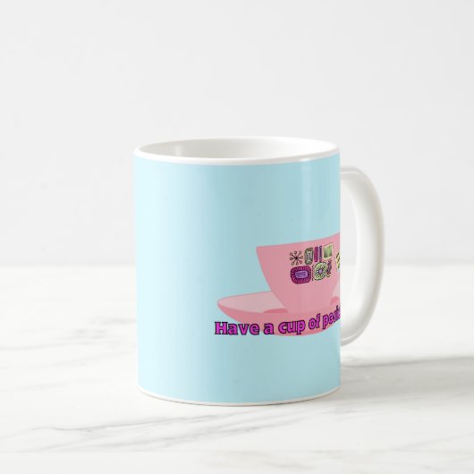 Positivitea Kaffeetasse (VorderseiteRechts)