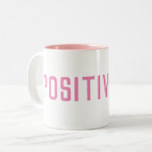 POSITIVITEA-Tasse Zweifarbige Tasse (Vorderseite Links)