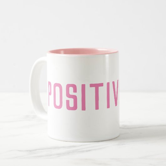 POSITIVITEA-Tasse Zweifarbige Tasse (Vorderseite Links)