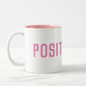 POSITIVITEA-Tasse Zweifarbige Tasse (Links)