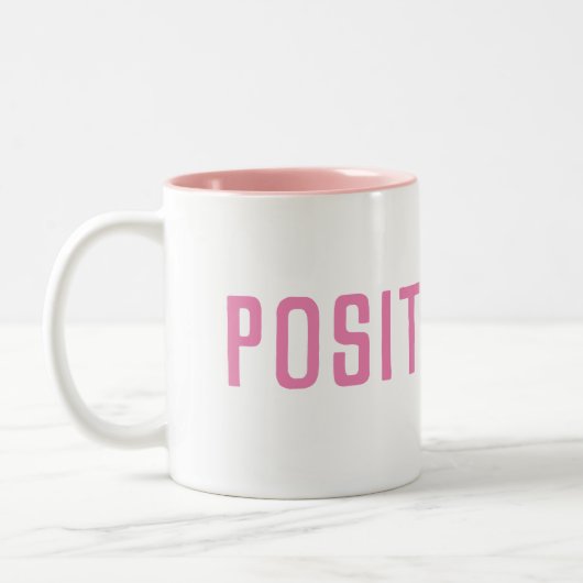 POSITIVITEA-Tasse Zweifarbige Tasse (Links)