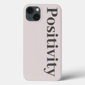Positivity iphone case (Rückseite)