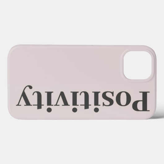 Positivity iphone case (Rückseite (Horizontal))