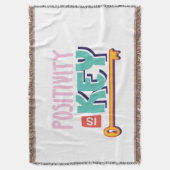 positivity is the key design decke (Vorderseite Vertikal)