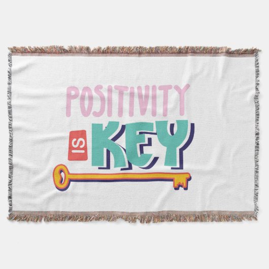 positivity is the key design decke (Vorderseite)