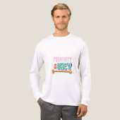 positivity is the key design Tri-Blend shirt (Vorderseite komplett)