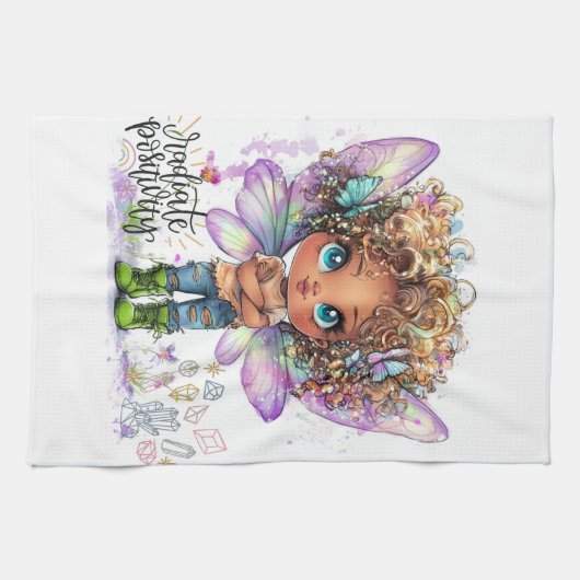 Positivity Lil' Fairy Kitchen Handtücher (Horizontal)