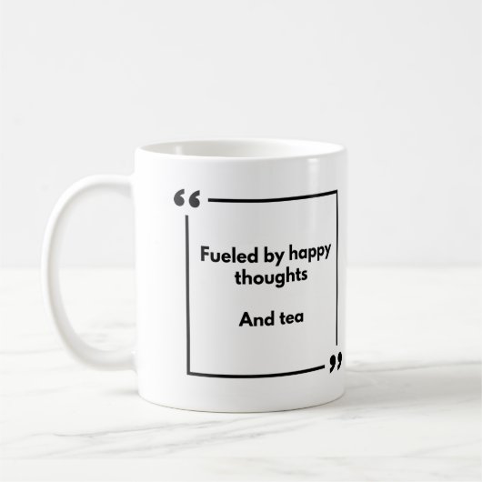 Positivity mug - feld by happy thoughts, and tea kaffeetasse (Links)
