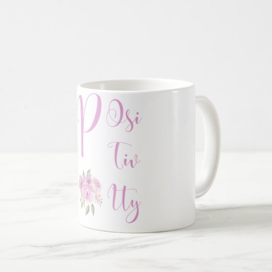 Positivity mug kaffeetasse (VorderseiteRechts)