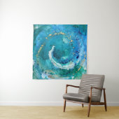 Positivity Portal - Art Tapestry -Square Design Wandteppich (Beispiel)