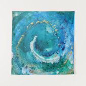 Positivity Portal - Art Tapestry -Square Design Wandteppich (Vorderseite)