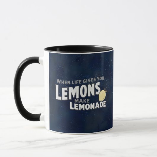 Positivity Power Lemonade Motivational Combo Coffe Tasse (Links)