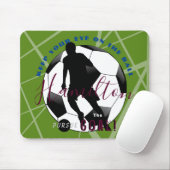 Positivity Soccer Mousepad Lime Green HAMbyWG (Mit Mouse)