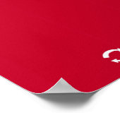 Positivreaktionsformel Poster (Ecke)