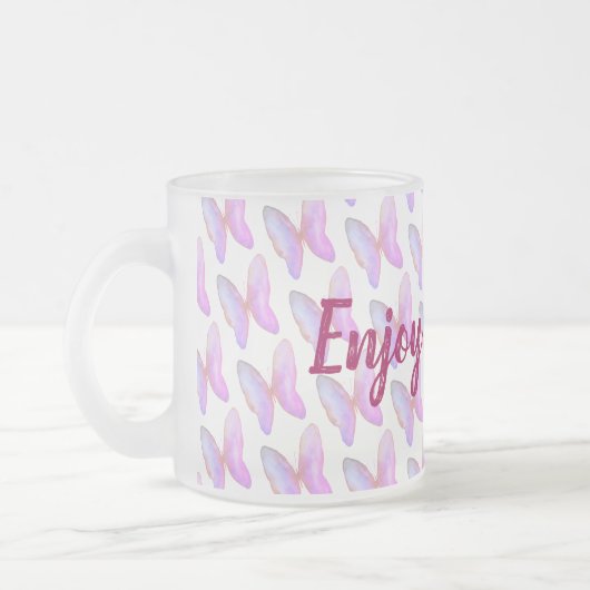 Positivtext-Tasse Mattglastasse (Links)