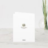 Possum Animals Baby Dusche Danke Note Card (Rückseite)