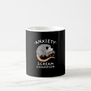 POSSUM ANXIETY SCREAM CHAMPION KAFFEETASSE