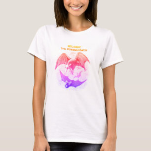 Possum Bats Regenbogen im T - Shirt der Frauen