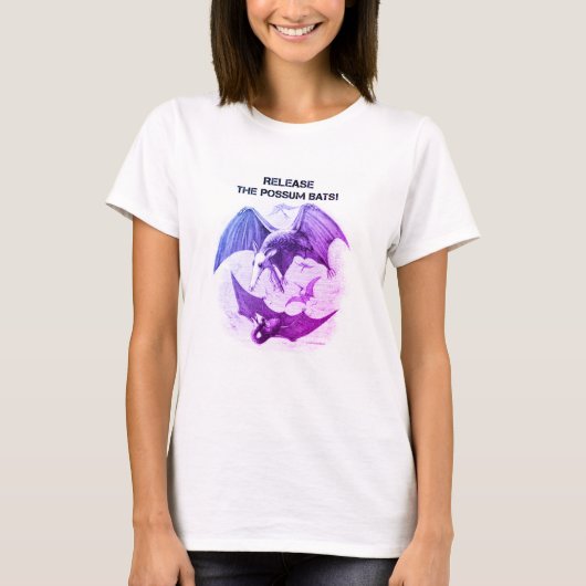 Possum Bats Women's Color Image T - Shirt (Vorderseite)