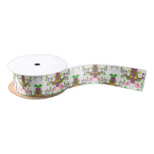 Possum Chick Frosch Mushroom Satin Ribbon Satinband (Spule)