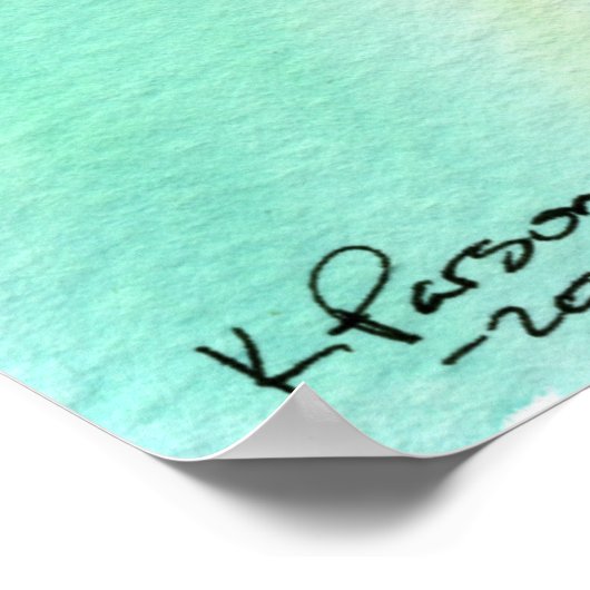 Possum Danglin' Poster (Ecke)