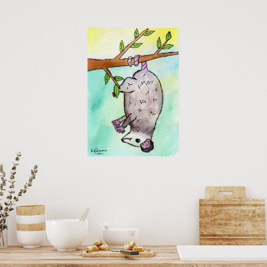 Possum Danglin' Poster (Küche)