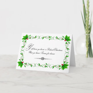 Possum Dinner Weihnachtskarte (weiß) Feiertagskarte