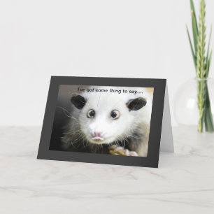 Possum Feiertagskarte