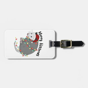 Possum frisst Müll Weihnachtslichter Frohe Hissmas Gepäckanhänger