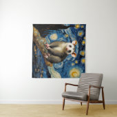 Possum in der Sternennacht Wandteppich (Beispiel (Horizontal))