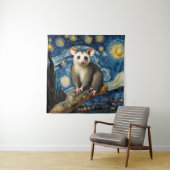 Possum in der Sternennacht Wandteppich (Beispiel)