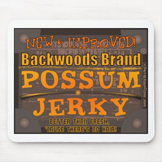POSSUM JERKY xl Mousepad (Vorne)