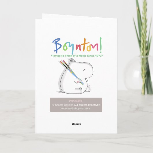 POSSUM KARTE (Rückseite)