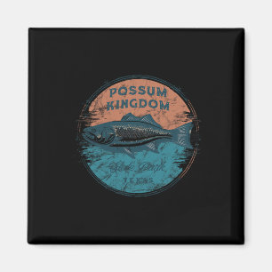 Possum Kingdom State Park Texas Retro Vintage Fisc Magnet