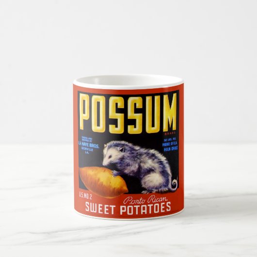 Possum Label Kaffeetasse (Mittel)