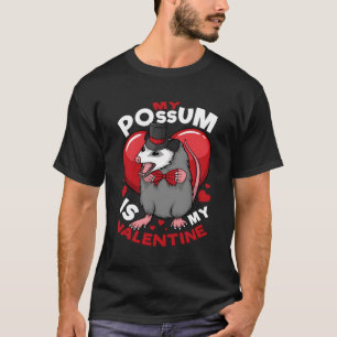 Possum Liebe Red He Opossum Possum Possum T-Shirt