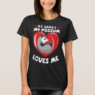 Possum Liebe Red Valentine Heart Opossum Possum T-Shirt