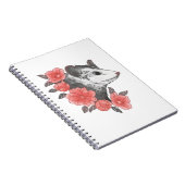 Possum mit Blume Notizblock (Rechte Seite)