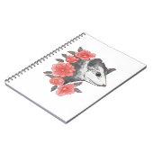 Possum mit Blume Notizblock (Linke Seite)